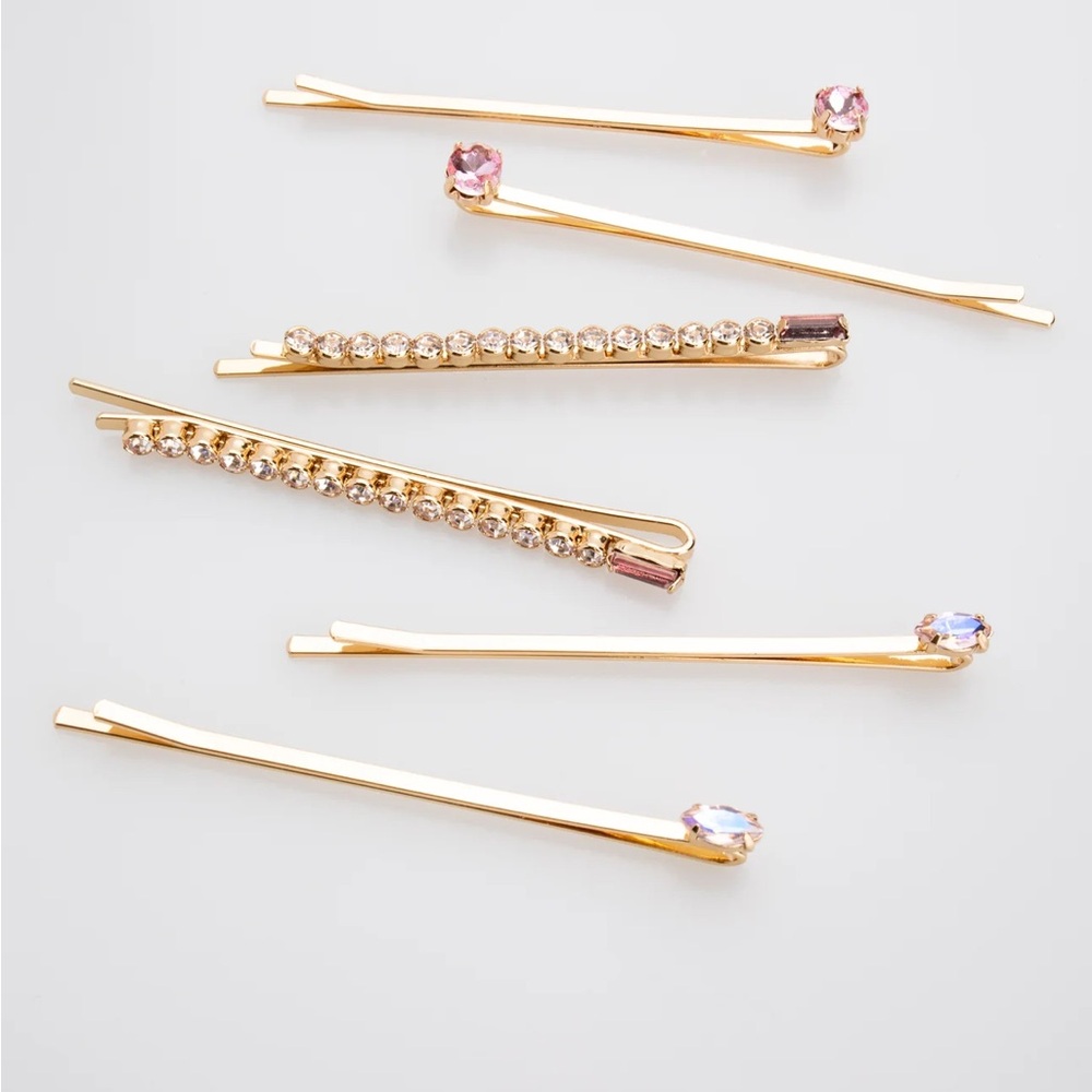 Rose Harper 2.0 Crystal Bobby Set Violet & Brooks